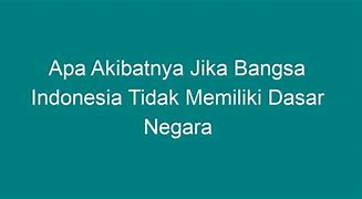 Bangsa Indonesia Akan Menjadi Bangsa Yang Kuat Jika Titik-Titik