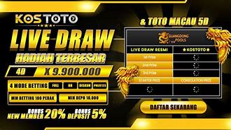 Live Toto Macau 5D Hari Ini Tercepat